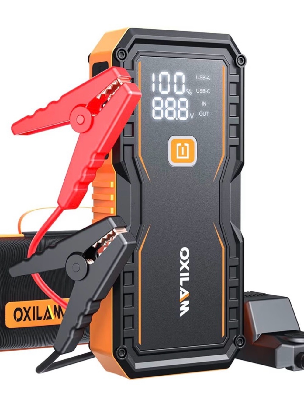 OXILAM 6000A 12V Jump Starter & Power Bank (Type‑C) - New/Sealed in Box